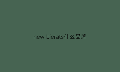 newbierats什么品牌(newera是什么品牌)